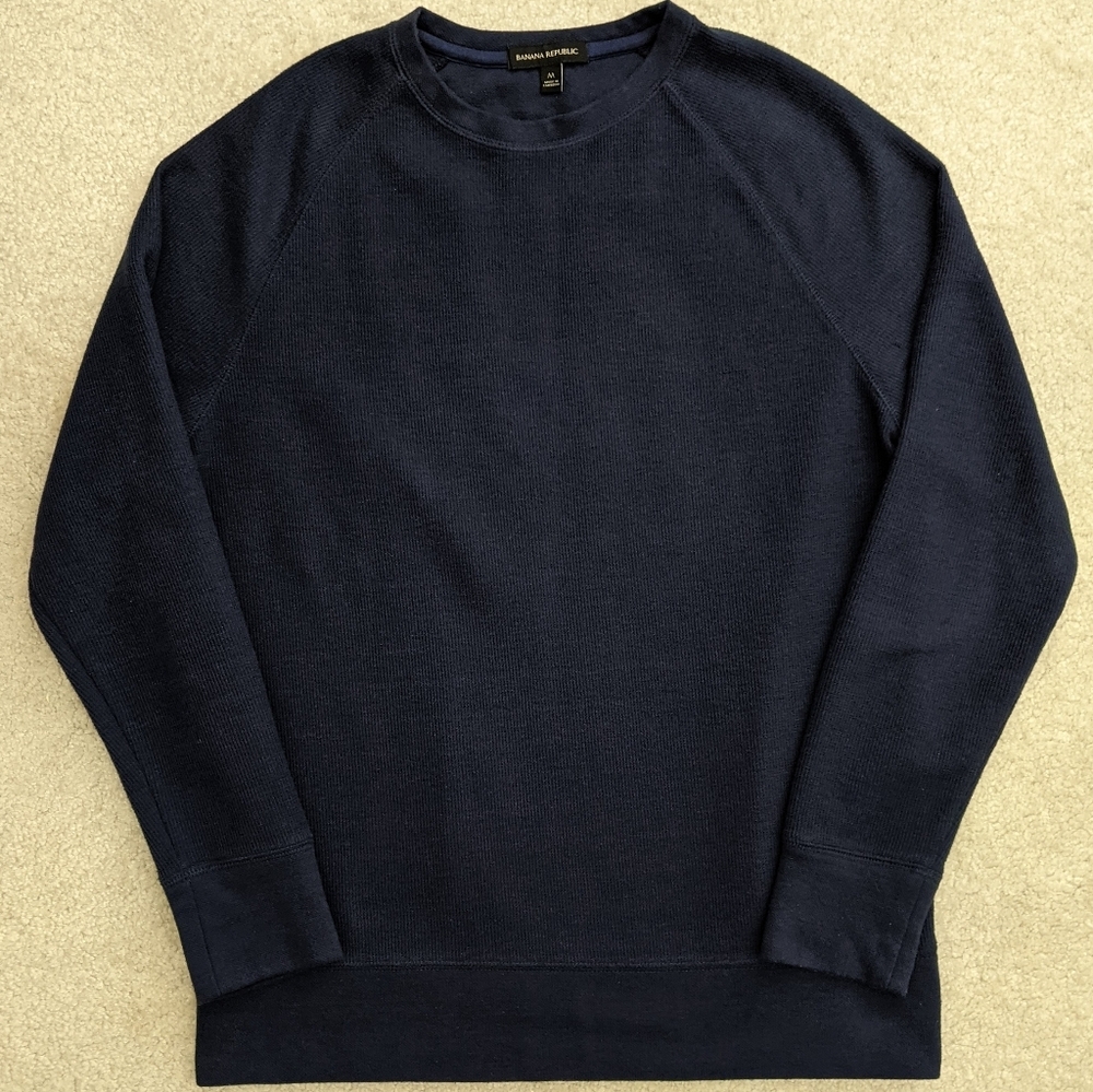 Banana Republic blue sweatshirt medium